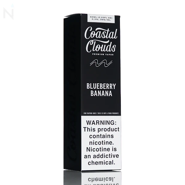 Coastal Clouds E-Liquid - Blueberry Banana - 60ml - Image 3