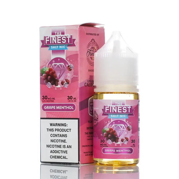 The Finest E-Liquid - Salt Nic Series - Grape Menthol - 30ml (DISCONTINUED)