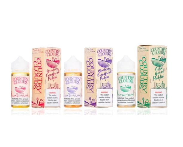 Country Clouds E-Liquid - Corn Bread Puddin'- 100mL - Image 7
