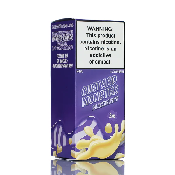 Custard Monster - Blackberry Custard - 100ml - Image 3