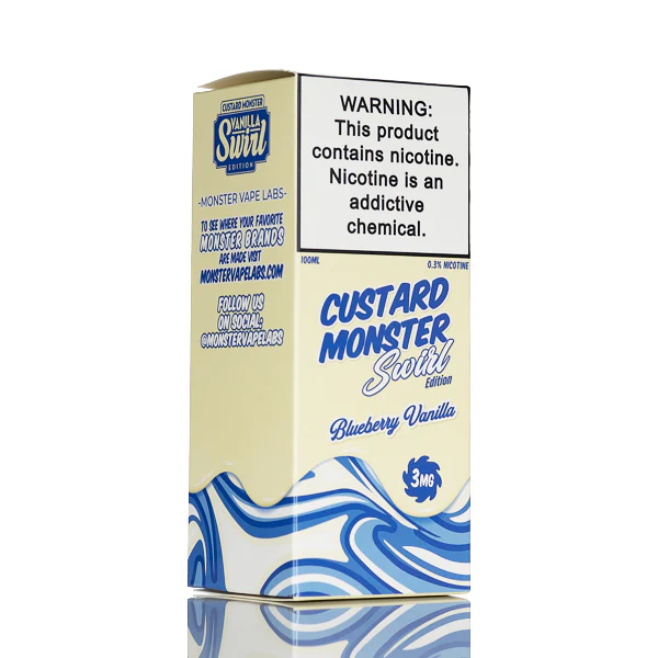 Custard Monster - Blueberry Vanilla Swirl - 100mL - Image 3