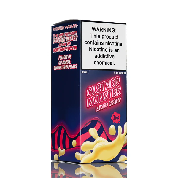 Custard Monster - Mixed Berry - 100mL - Image 3