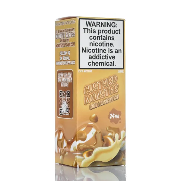 Custard Monster Salts - Butterscotch Custard - 30ml - Image 3