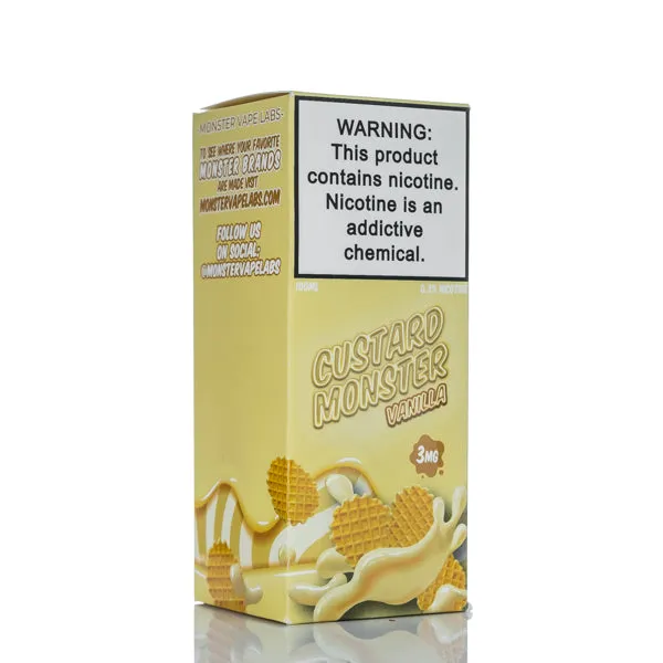 Custard Monster - Vanilla Custard - 100ml - Image 3