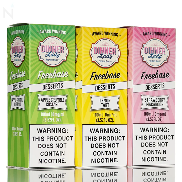 Dinner Lady E-Liquid - No Nicotine Vape Juice - 100ml