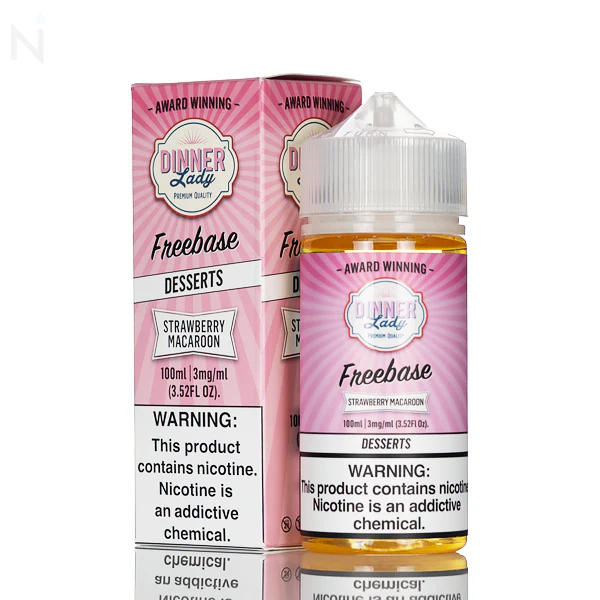 Dinner Lady E-Liquid - Strawberry Macaroon - 100ml