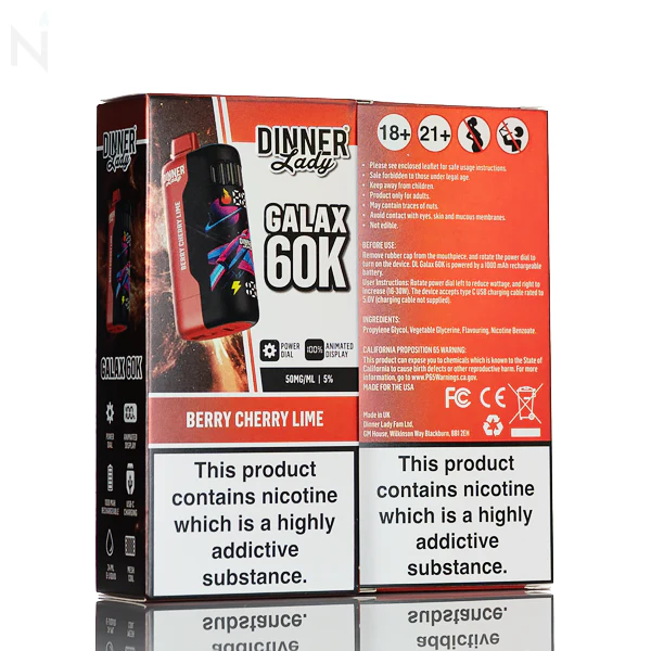 Dinner Lady Galaxy 60,000 Puffs Disposable - Image 4