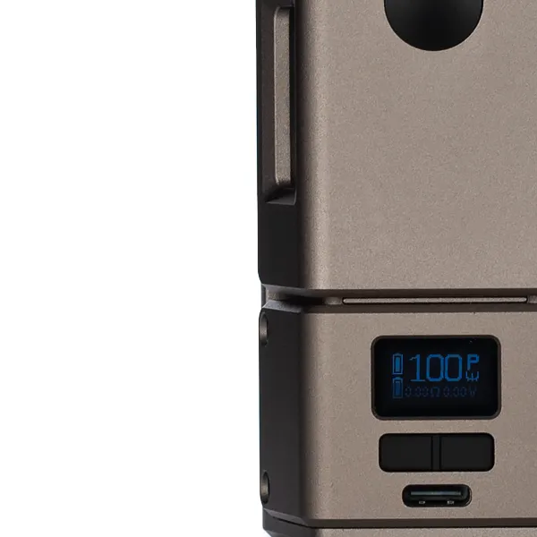 Dovpo x Across Ethos Dual 18650 100W Boro Box Mod Kit (DISCONTINUED) - Image 2