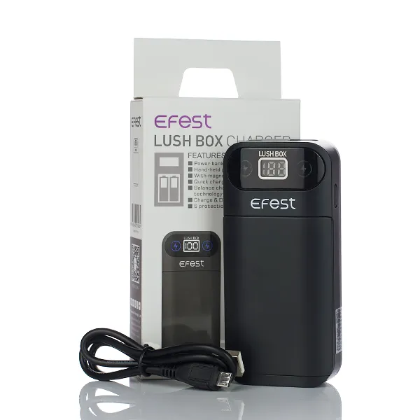 Efest LUSH BOX 2-Bay Charger + Power Bank Feature - Image 5