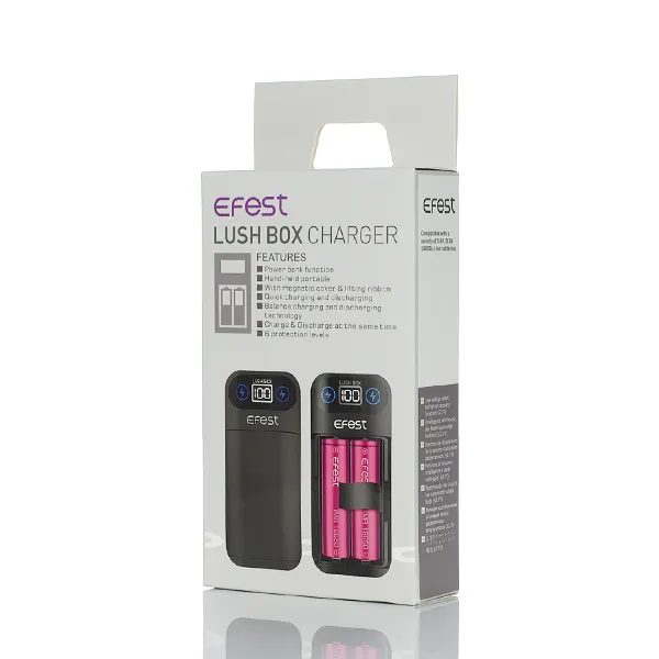Efest LUSH BOX 2-Bay Charger + Power Bank Feature - Image 6