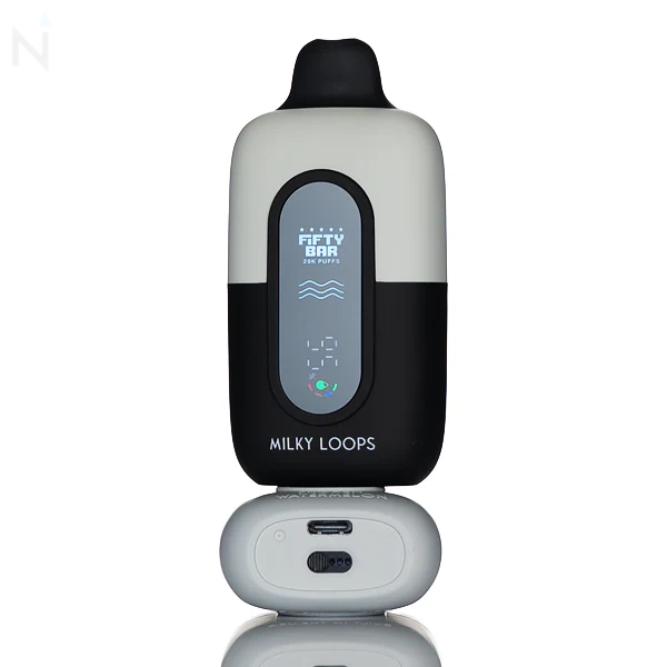 Fifty Bar V2 Silver Series 20mg Disposable Vape - Image 6