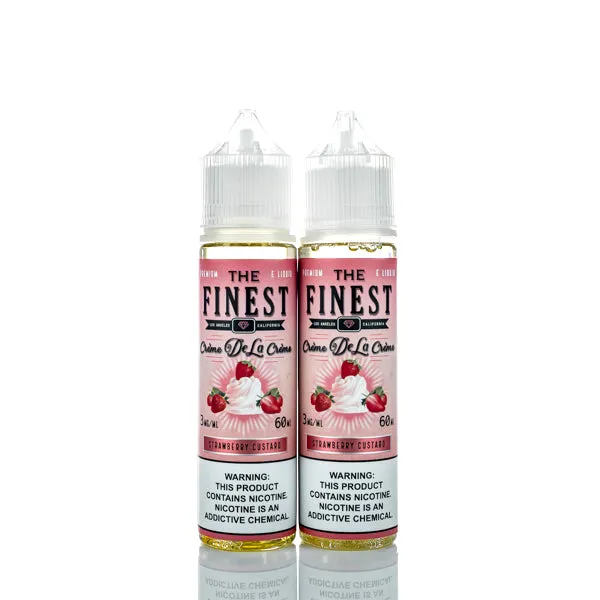 The Finest E-Liquid - Creme De La Creme - Strawberry Custard - 120ml (DISCONTINUED) - Image 2