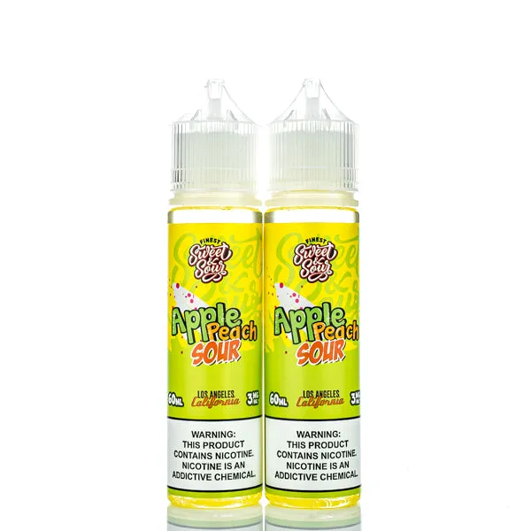 The Finest E-Liquid - Sweet & Sour - Apple Peach Sour - 120ml (DISCONTINUED) - Image 2