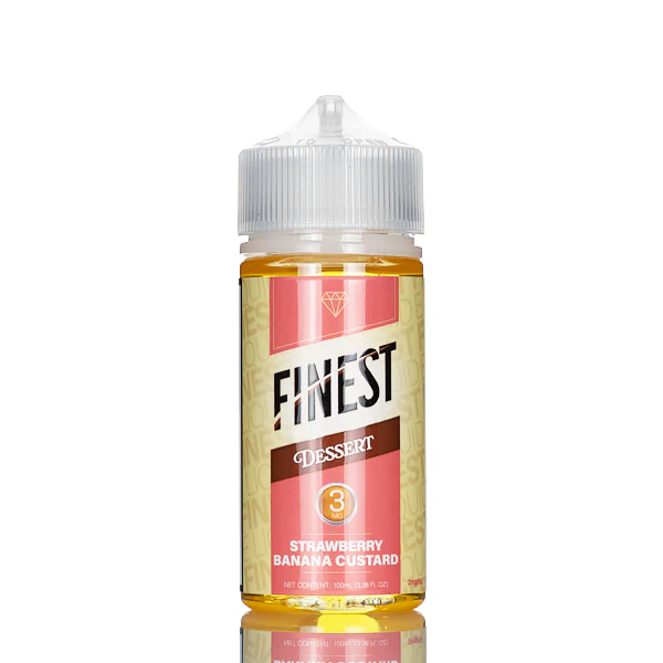 Finest E-Liquid - Desert Edition - Strawberry Banana Custard - 100mL - Image 2