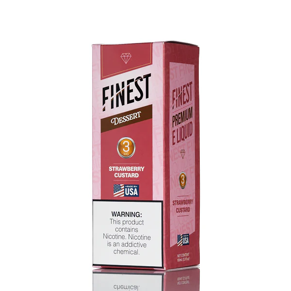 Finest E-Liquid - Desert Edition - Strawberry Custard - 100mL - Image 3