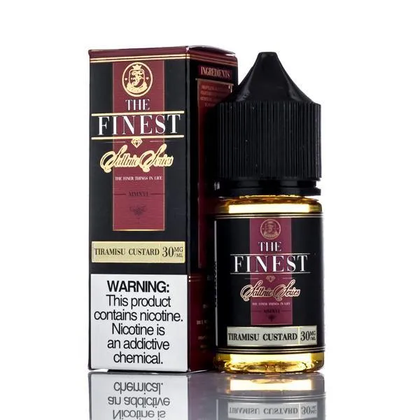The Finest E-Liquid - Salt Nic Series - Tiramisu Custard - 30ml (DISCONTINUED)