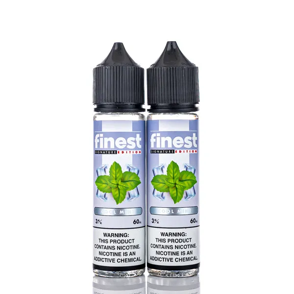 The Finest E-Liquid - Signature Edition - Cool Mint - 120ml (DISCONTINUED) - Image 2
