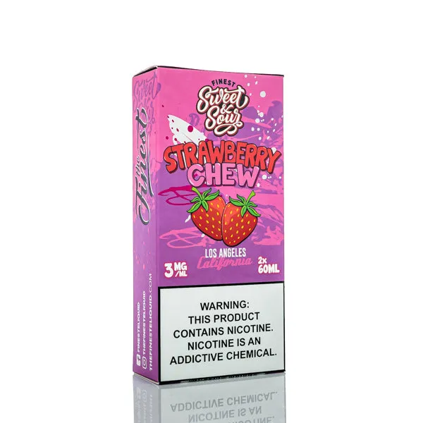 The Finest E-Liquid - Sweet & Sour - Strawberry Chew - 120ml (DISCONTINUED) - Image 3