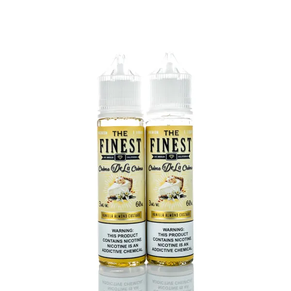 The Finest E-Liquid - Creme De La Creme - Vanilla Almond Custard - 120ml (DISCONTINUED) - Image 2