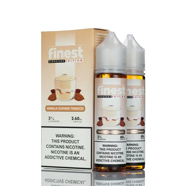 The Finest E-Liquid - Signature Edition - Vanilla Custard Tobacco - 120ml (DISCONTINUED)