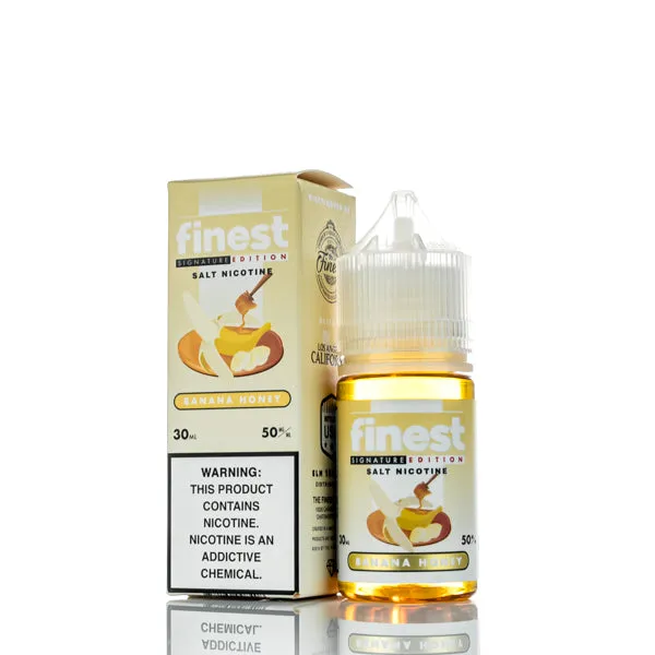 The Finest E-Liquid - Salt Nic Series - Signature Edition - Banana Honey - 30ml (DISCONTINUED)