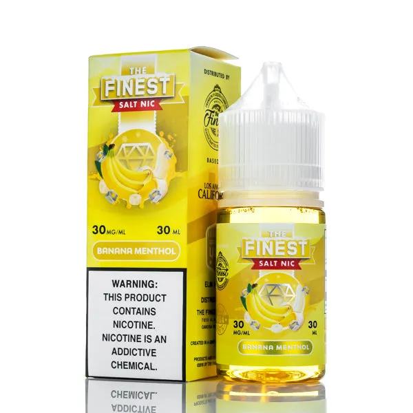 The Finest E-Liquid - Salt Nic Series - Banana Menthol - 30ml (DISCONTINUED)