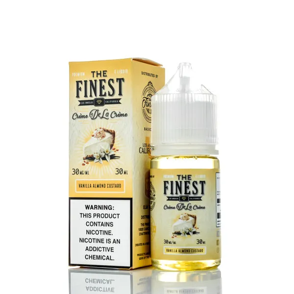 The Finest E-Liquid - Salt Nic Series - Creme De La Creme - Vanilla Almond Custard - 30ml (DISCONTINUED)