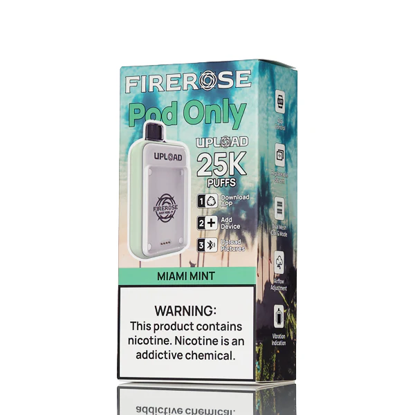 Firerose Upload 25K 25000 Puffs Disposable Pod - 20mL - Image 3