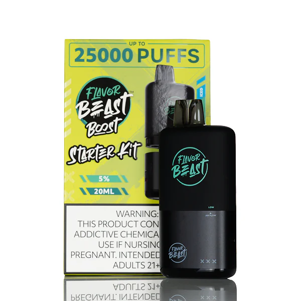 Flavor Beast Level X Boost Kit 25000 Puffs - 20mL - Image 2