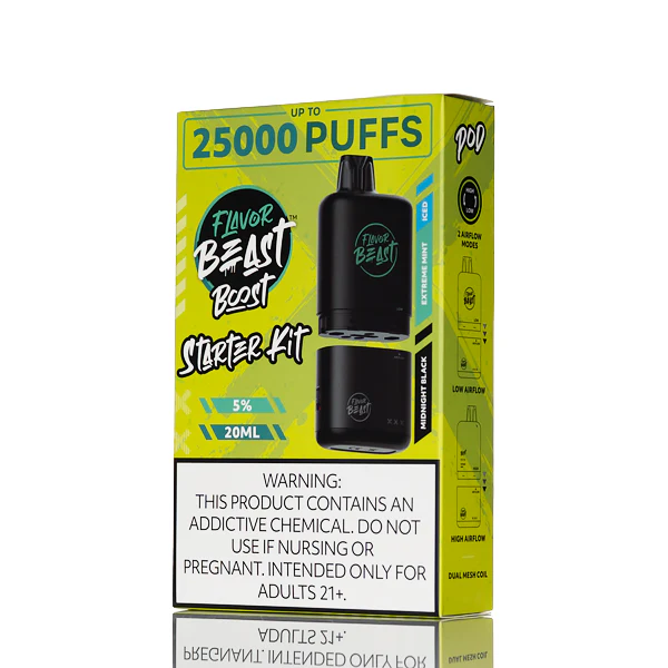 Flavor Beast Level X Boost Kit 25000 Puffs - 20mL - Image 3