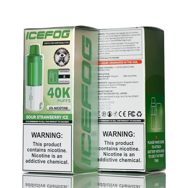 IceFog 40K Switch Pro Disposable Pod - Foger Compatible - Image 11