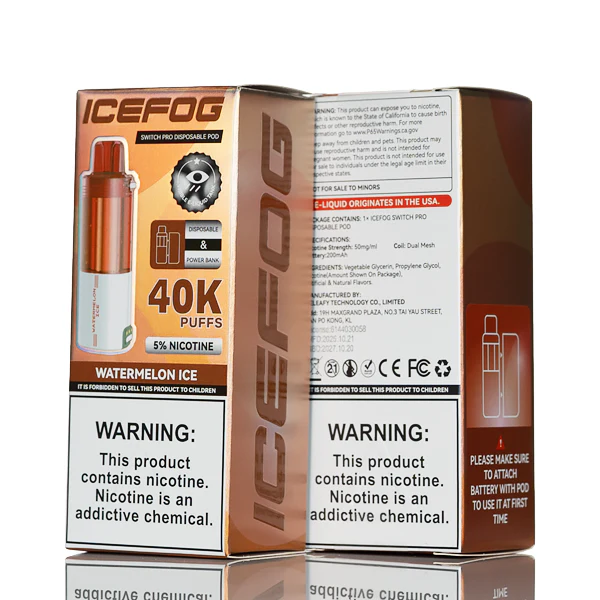 IceFog 40K Switch Pro Disposable Pod - Foger Compatible - Image 12