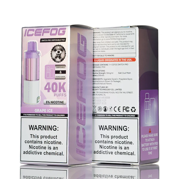 IceFog 40K Switch Pro Disposable Pod - Foger Compatible - Image 6
