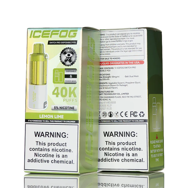 IceFog 40K Switch Pro Disposable Pod - Foger Compatible - Image 8