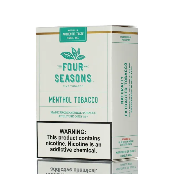 Four Seasons E-liquids - Menthol Tobacco- 60ml - Image 3