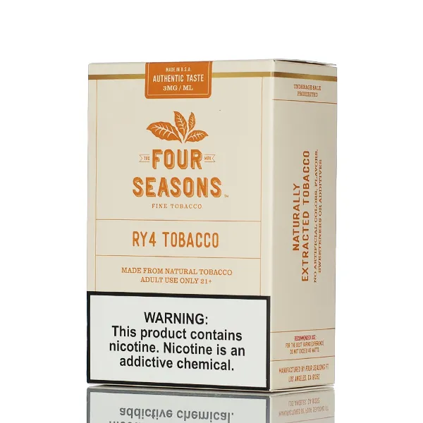 Four Seasons E-liquids - RY4 Tobacco- 60ml - Image 3
