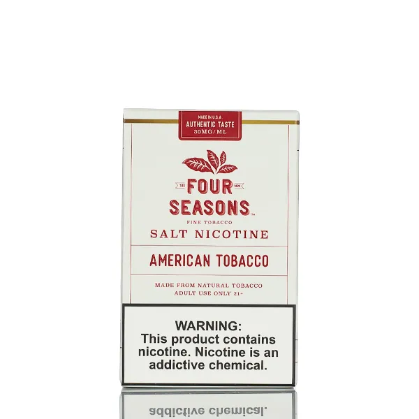 Four Seasons Salt Nicotine - American Tobacco - 30ml - Image 3