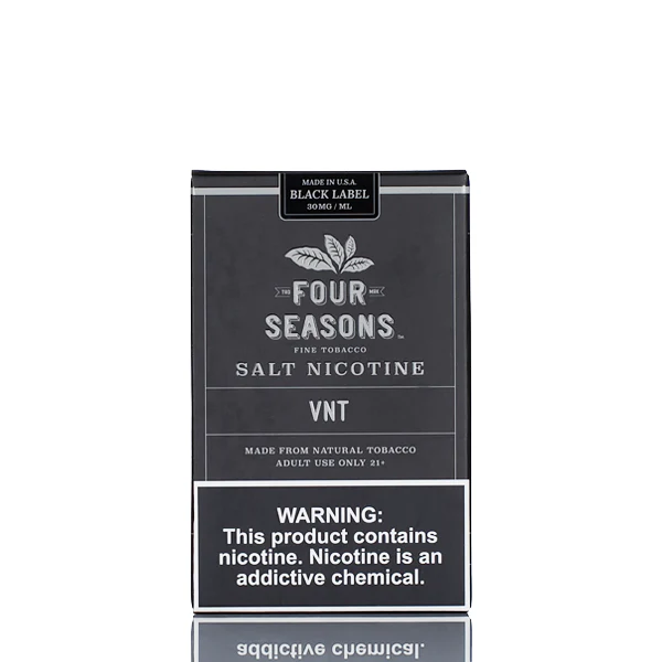 Four Seasons Salt Nicotine - Black Label - VNT - 30ml - Image 3