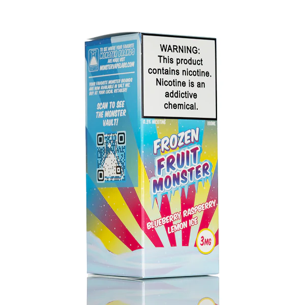 Frozen Fruit Monster - Blue Raspberry Lemon Ice - 100mL - Image 3
