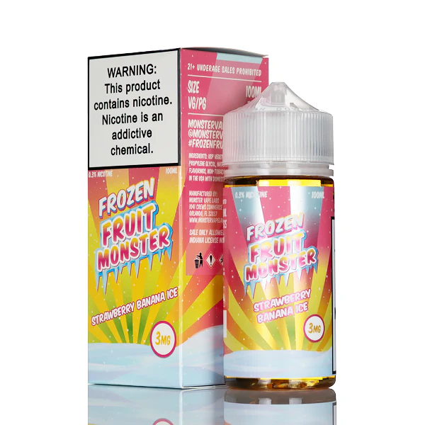 Frozen Fruit Monster - Strawberry Banana Ice - 100mL