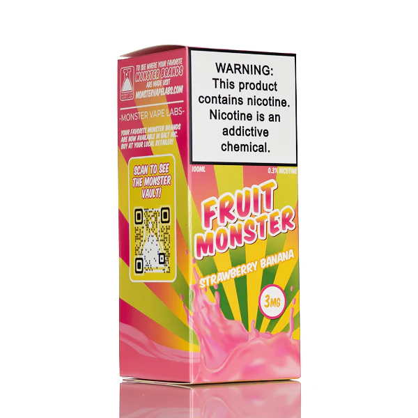 Fruit Monster - Strawberry Banana - 100mL - Image 3