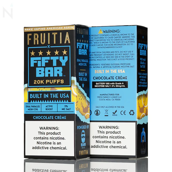 FRUITIA X Fifty Bar 20K 20000 Puffs Disposable - 16mL - Image 18