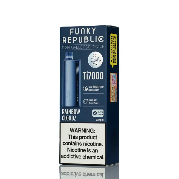 Funky Republic Ti7000 7000 Puffs Disposable Vape - 12.8ML - Image 6