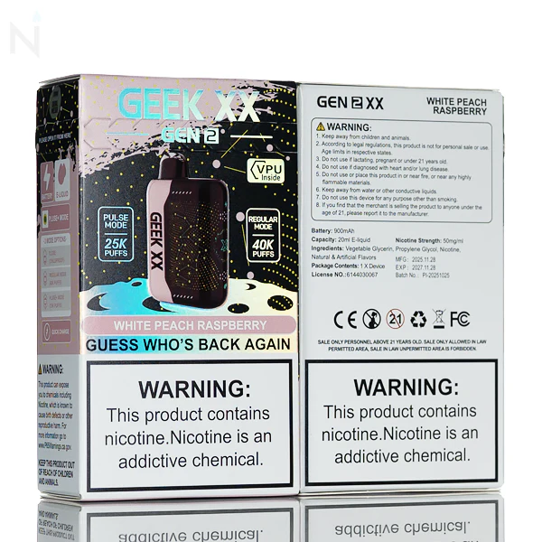Geek XX Gen 2 40K Puffs Disposable Vape - Image 3