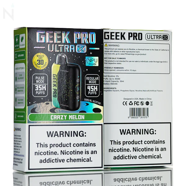 Geek Pro Ultra X 45K Puffs Disposable - 30mL - Image 3