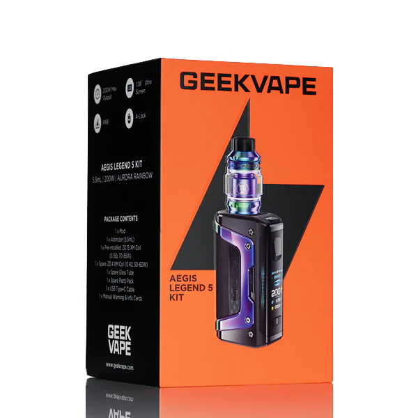 GeekVape Aegis Legend 5 200W Starter Kit - Image 3