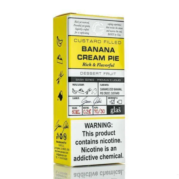 BSX VaporE-Liquid - Banana Cream Pie - 60ml - Image 3