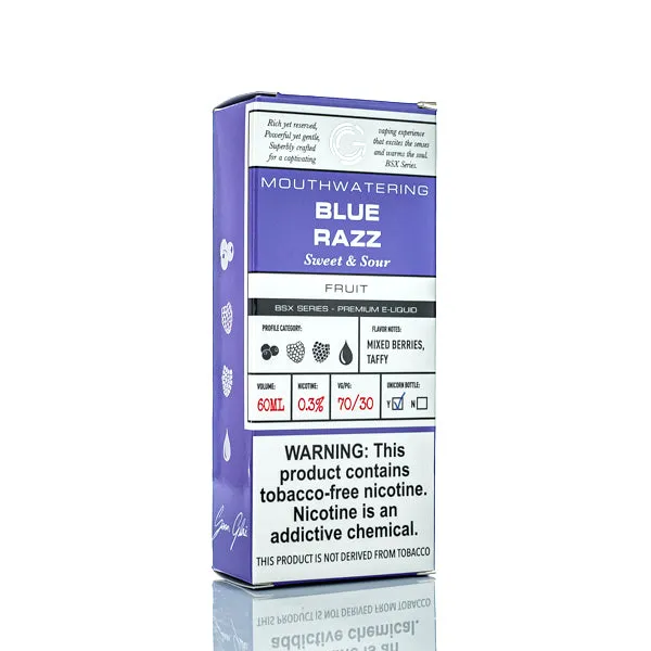 BSX Vapor E-Liquid - Blue Razz - 60ml - Image 2