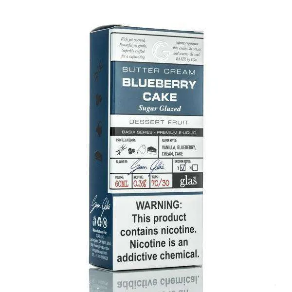 BSX Vapor E-Liquid - Blueberry Cake - 60ml - Image 3