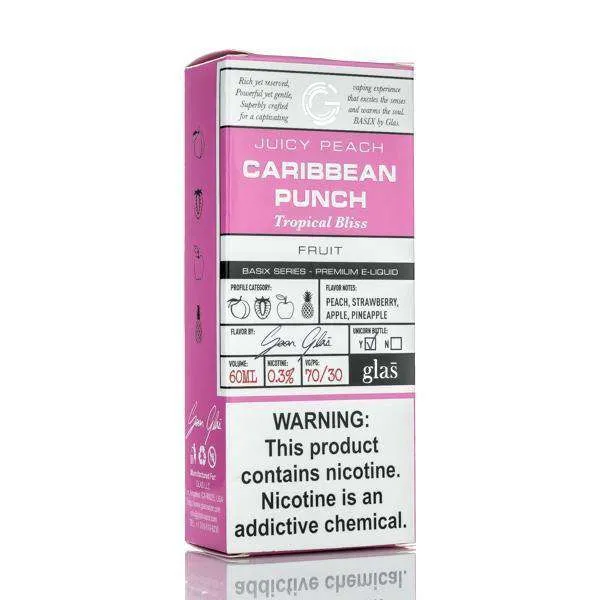 BSX Vapor E-Liquid -Caribbean Punch - 60ml - Image 3